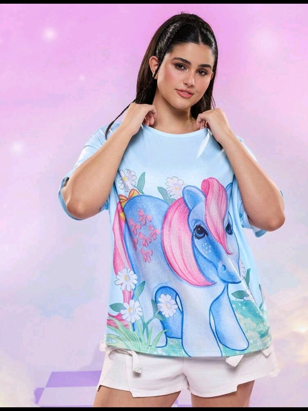 My Little Pony Pastel Blue Tee with Graphic